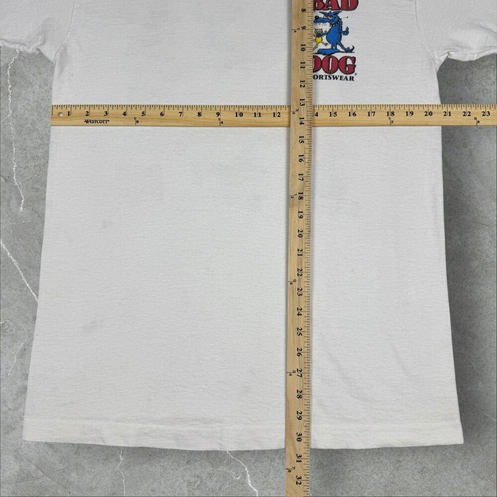 VTG 1994 Bad Dog Things at a Party Cat Funny Humor Single Stitch Tee - XL - Picture 7 of 8